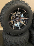 10” Kraken Wheels Mounted to 18x9-10 All Terrain Tires