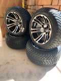 12” Bulldog Wheels Mounted to 215/40-12 Low Profile Tires