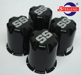12" NIGHT STALKER ALUMINUM GOLF CART WHEELS and 23" AT TIRES (SET OF 4)