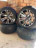 12” Bulldog Wheels Mounted to 215/40-12 Low Profile Tires