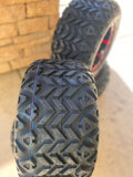Custom 10” Golf Cart Wheels mounted to All Terrain Tires