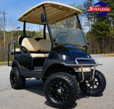 12" NIGHT STALKER ALUMINUM GOLF CART WHEELS and 23" AT TIRES (SET OF 4)