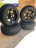 14” Wheels Mounted to 23” All Terrain Tires