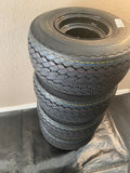 Set of 4 Golf Cart Tires and Wheels (Pre-mounted)