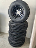 20" Turf Tires with 10" Black Wheels