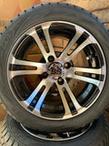 12” Bulldog Wheels Mounted to 215/40-12 Low Profile Tires
