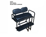EZGO RXV- Rear Flip Seat Kit. GREAT GOLF CART BACKSEAT (FOR EZGO RXV 2008-2015 MODEL)