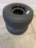 Set of 4 Golf Cart Tires and Wheels (Pre-mounted)