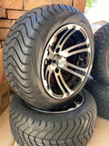 12” Bulldog Wheels Mounted to 215/40-12 Low Profile Tires