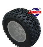 12" NIGHT STALKER ALUMINUM GOLF CART WHEELS and 23" AT TIRES (SET OF 4)