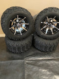 10” Kraken Wheels Mounted to 18x9-10 All Terrain Tires