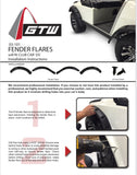 Club Car DS Golf Cart Fender Flares (Fits 1993-Up)