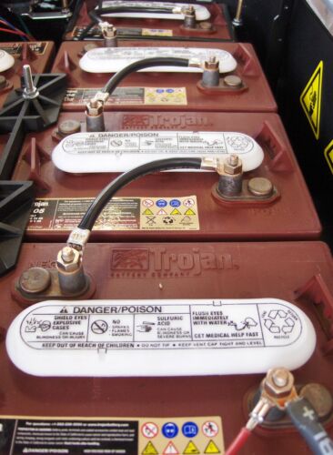 What to do with old lead-acid golf cart batteries.