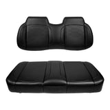 MadJax Aspen Front Seat Cushions, EZGO TXT/RXV, Black