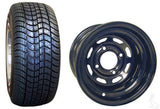RHOX 205/50-10" Wheel & Tire Combo (18" Tall Pre-Mounted)