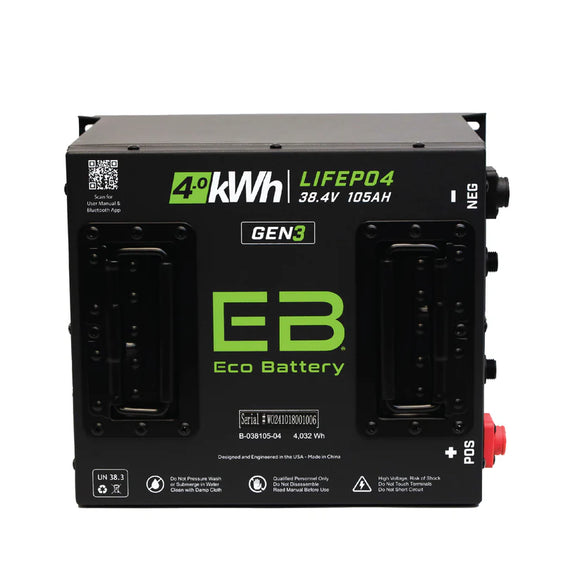 EcoBattery Gen3 - 36Volt 105AH Lithium Bundle.