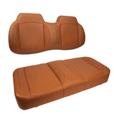 MadJax Aspen Front Seat Cushions, EZGO TXT/RXV, Caramel Brown