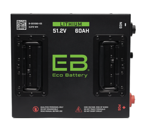 EcoBattery 51V 60AH Lithium Golf Cart Battery Bundle