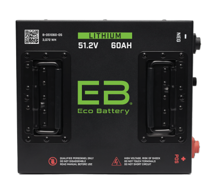 EcoBattery 51V 60AH Lithium Golf Cart Battery Bundle