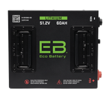 EcoBattery 51V 60AH Lithium Golf Cart Battery Bundle