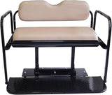 Club Car Precedent Golf Cart Rear Flip Seat Kit with Steel Frame | Compatible with 2004-Up Models