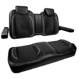 Commander Front Seat Cushions, EZGO RXV, Black