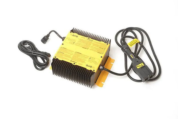 OEM E-Z-GO Delta-Q QuiQ 1000 48V Golf Cart Charger – D-Plug (Notched Connector)