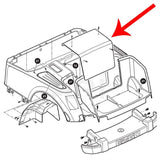 EZGO OEM Rear Access Panel