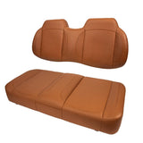 MadJax Aspen Front Seat Cushions, EZGO TXT/RXV, Caramel Brown