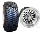 RHOX 205/50-10" Wheel & Tire Combo (18" Tall Pre-Mounted)