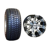 RHOX 205/50-10" Wheel & Tire Combo (18" Tall Pre-Mounted)