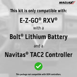 MadJax Kinect Kit, EZGO RXV w/Bolt Batt + Navitas TAC2