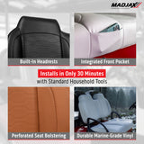 MadJax Aspen Front Seat Cushions, CC Prec/Tempo/Onward, Black