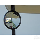 Golf Cart Round Side Mirror 180 Degree Universal EZ-GO Club Car Yamaha