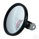 Golf Cart Round Side Mirror 180 Degree Universal EZ-GO Club Car Yamaha