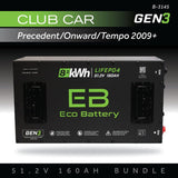 Eco Battery 48V 160AH Lithium Battery Bundle