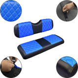 UNIVERSAL GOLF CART BACK SEAT COVERS- Black and Blue