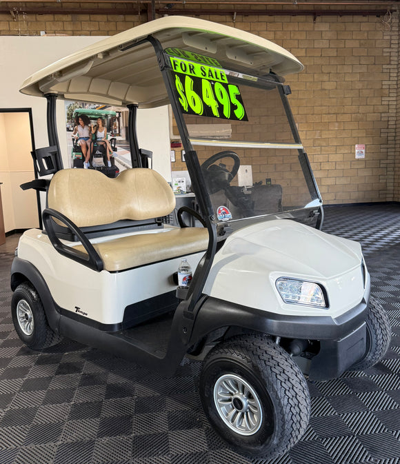 2024 Club Car Tempo in White 2PR Golf Cart