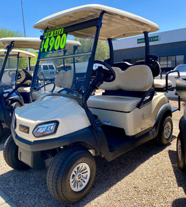 2019 Club Car - Tempo in Beige 4 Passenger Golf Cart w/ Lights