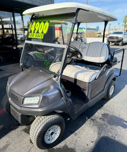 2020 Club Car Tempo 4 Passenger Electric Golf Cart in Gray