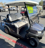 2020 Club Car Tempo 4 Passenger Electric Golf Cart in Gray