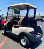 2020 CLUB CAR - TEMPO 2PR GOLF CART IN WHITE W/ BRAND NEW 50ah LITHIUM BATTERY!