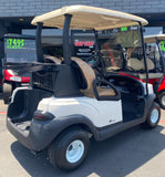 2020 CLUB CAR - TEMPO 2PR GOLF CART IN WHITE W/ BRAND NEW 50ah LITHIUM BATTERY!