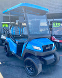 2024 Bintelli Beyond 4 Passenger Golf Cart in Ocean Blue with New 105ah Lithium Battery