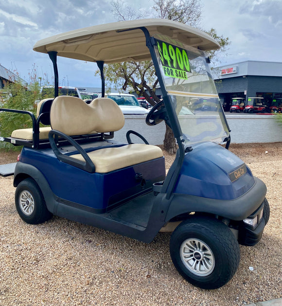 2018 Club Car Precedent 4 Passenger Electric Golf Cart in Blue