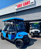 2024 Bintelli Nexus 4 Passenger Golf Cart in Ocean Blue with New 72v Lithium Battery