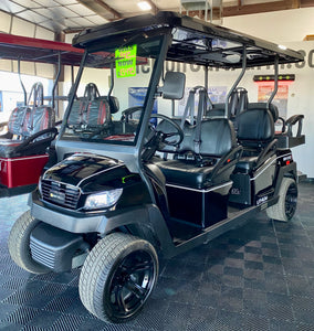 2024 Bintelli Beyond 6 Passenger Golf Cart in Black w/ New 105ah Lithium Battery