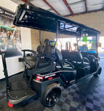 2024 Bintelli Beyond 6 Passenger Golf Cart in Black w/ New 105ah Lithium Battery