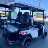 2025 Bintelli Beyond 4 Passenger Golf Cart w/ Lithium Battery & Touchscreen in White