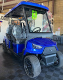 2024 Bintelli Nexus 4 Passenger Golf Cart in Hydro Blue with a 72v Lithium Battery